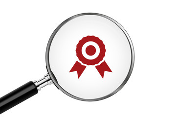 Lupe sucht/findet - Abzeichen