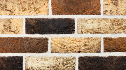 Texture of natural brick. Facing materials