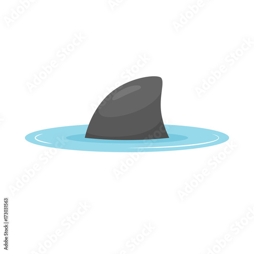 Download "Shark fin out of water vector" Stock image and royalty ...