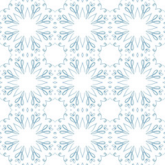 Abstract vector lace seamless pattern