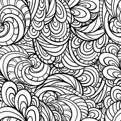 Fototapeta premium Fantasy decorative ornamental seamless pattern
