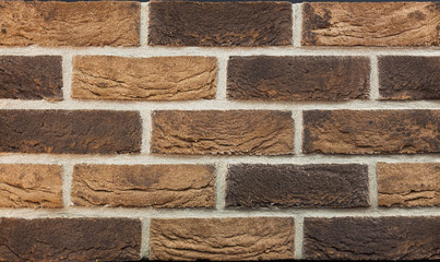 Texture of natural brick. Facing materials