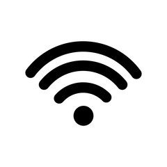 wireless internet signal icon vector