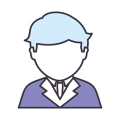 lawyer icon over white background colorful design vector illustration