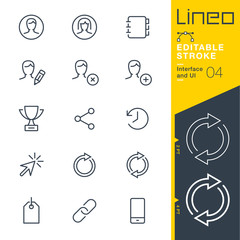 Lineo Editable Stroke - Interface and UI line icons  Vector Icons - Adjust stroke weight - Expand to any size - Change to any colour © sharpnose