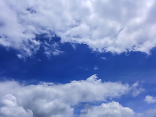 blue sky with cloud in sunny day