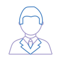 lawyer icon over white background vector illustration