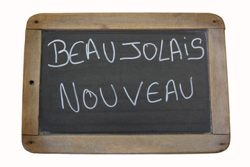 Fototapeta premium ardoise beaujolais nouveau