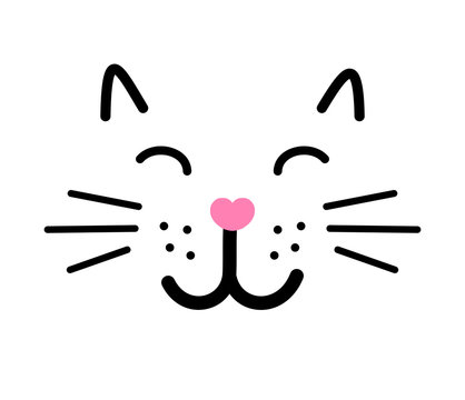 Cat Face Drawing Images – Browse 126,717 Stock Photos, Vectors, and Video |  Adobe Stock