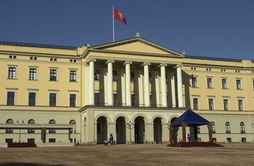 Fototapeta na wymiar Oslo - Zamek Królewski