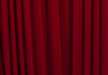 Red curtains at a theatre, high resolution background