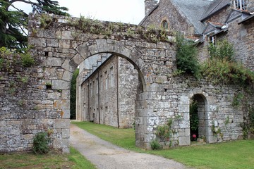 Fototapeta na wymiar Normandie, Abbaye de Lucerne