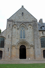 Fototapeta na wymiar Normandie, Abbaye de Lucerne