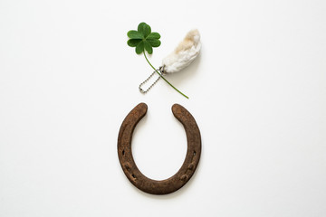 Group of good luck charms