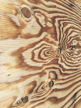 Close up of plywood patterns and markings