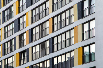 Fototapeta premium Modern, Luxury Apartment Building