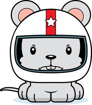 recommend clip art: Cartoon Angry Race Car Driver Mouse