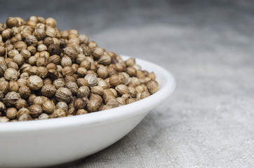 coriander seed on table for cook