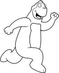 Gorilla Running