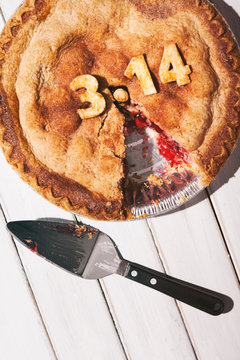 Pi: Piece Missing From Pi Day Cherry Pie