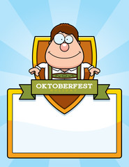 Cartoon Oktoberfest Boy Graphic