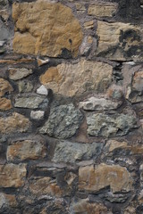 Rough stone wall vertical background