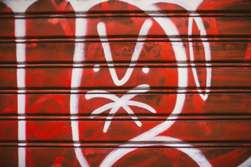 Angry Emoticon Face Graffiti