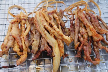 Roasted pork is delicious in the market