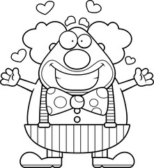 Cartoon Clown Hug