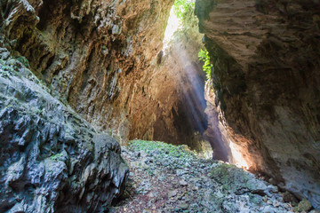 Cueva El Jardin (Garden Cave), part of the Candelaria cave complex, near Mucbilha village, Guatemala