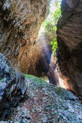 Cueva El Jardin (Garden Cave), part of the Candelaria cave complex, near Mucbilha village, Guatemala