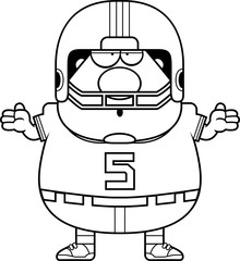 Confused Cartoon Football