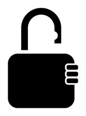 Padlock vector icon