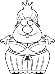 Cartoon Queen Smiling