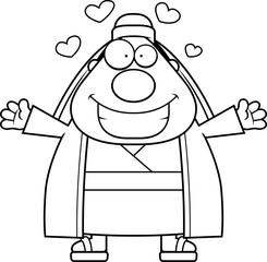 Cartoon Shepherd Hug