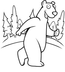 Polar Bear Walking