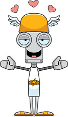 Cartoon Hermes Robot Hug