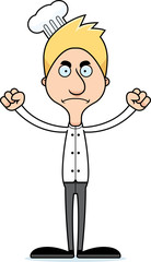 Cartoon Angry Chef Man