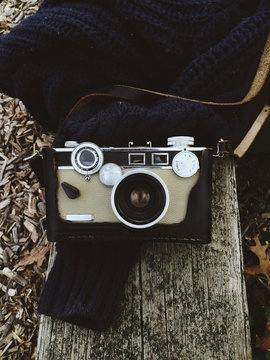 Antique Camera outdoors