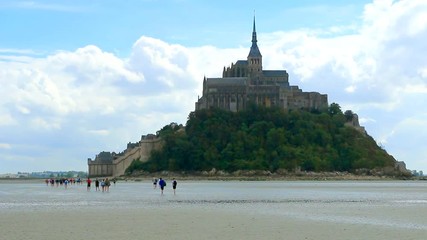 Face nord du Mont-Saint-Michel