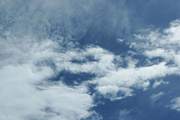 blue sky and white cloud background