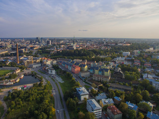 Fototapeta premium Aerial view panorama city Tallinn, Estonia.