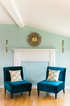 Modern sitting room.