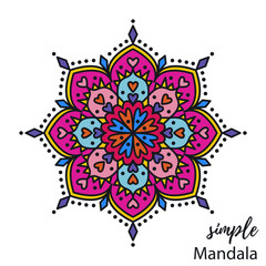 Oriental mandala vector illustration