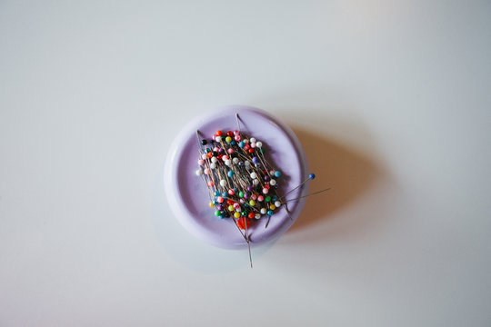 Lots of Sewing Push Pins