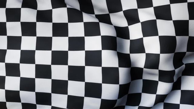 WINNER! A checkered flag waving in the wind. The checker flag flaps in the breeze, filling the whole frame. See portfolio for similar and much more!