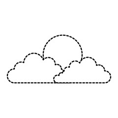cloud sky isolated icon