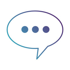 speech bubble isolated icon