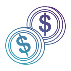 coin money isolated icon