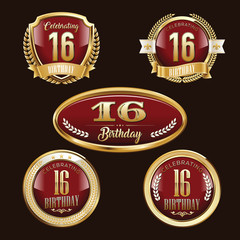 Premium Set of Anniversary Badges.